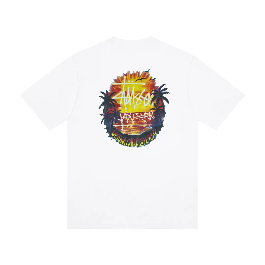 🔥 028# P55 （In Stock ） Stussy T Same Style ：Black White Size：S M L XL ： 260 ：